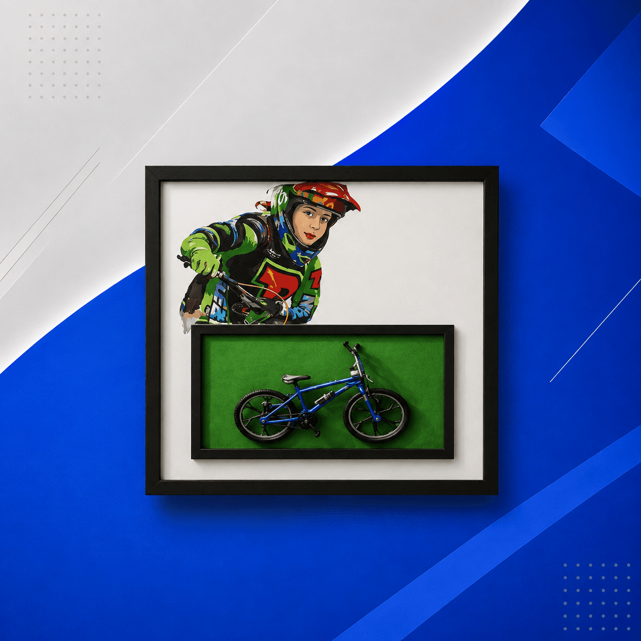 Cuadro bicicleta 3D